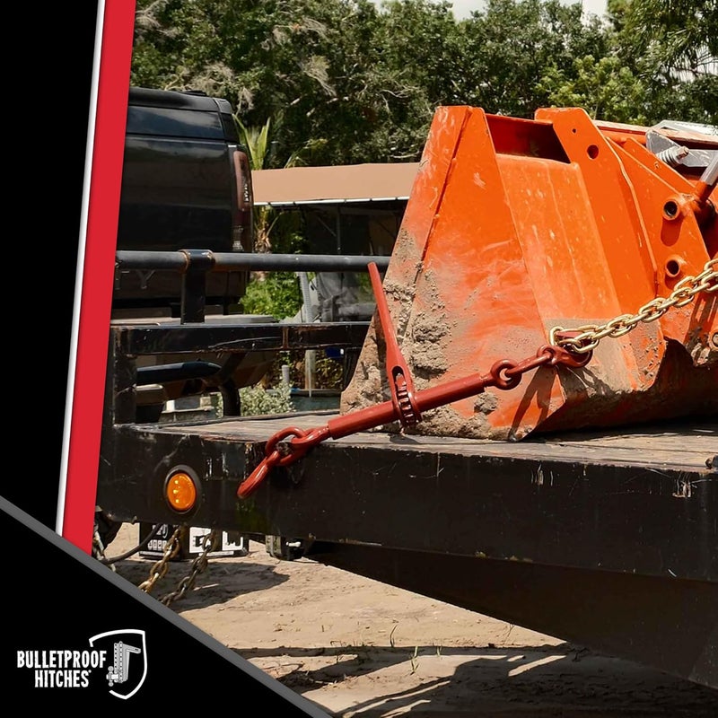 BulletProof Hitches - 1/4" - 5/16" Ratchet Binder - Chain Binders Rated to 7,800 lbs with 2,600 lb Working Load Limit - 1/4-5/16 Ratchets for Grade 70 Transport Chains - DOT Compliant - Image 4